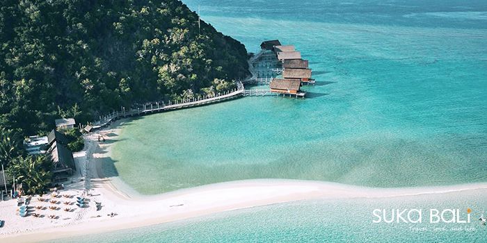 無人島上的豪華度假村